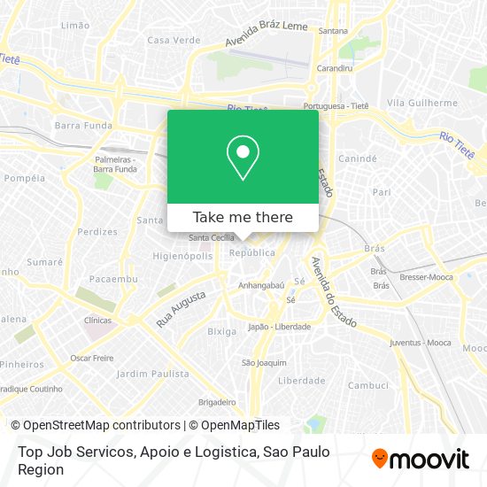 Top Job Servicos, Apoio e Logistica map