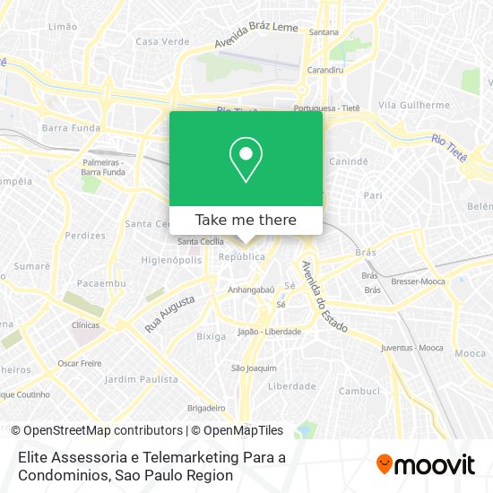 Elite Assessoria e Telemarketing Para a Condominios map