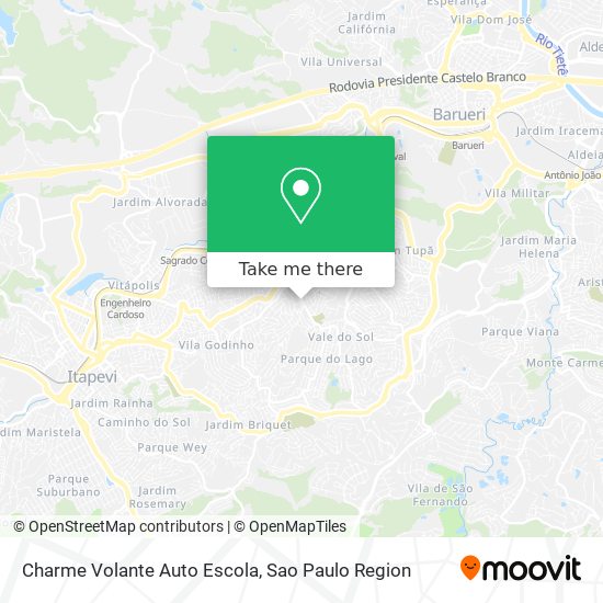 Charme Volante Auto Escola map