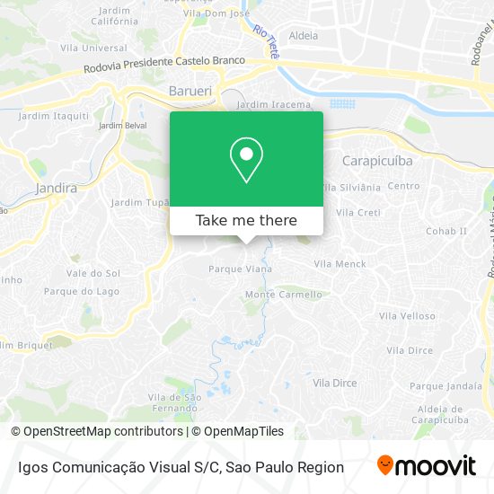 Igos Comunicação Visual S/C map