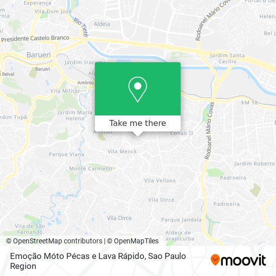 Emoção Móto Pécas e Lava Rápido map