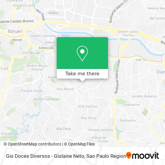 Gis Doces Diversos - Gislaine Neto map