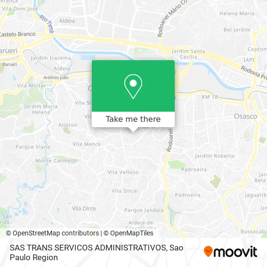 SAS TRANS SERVICOS ADMINISTRATIVOS map