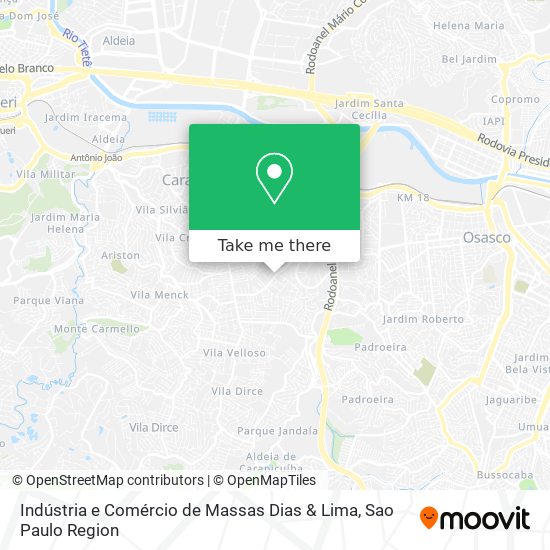 Indústria e Comércio de Massas Dias & Lima map