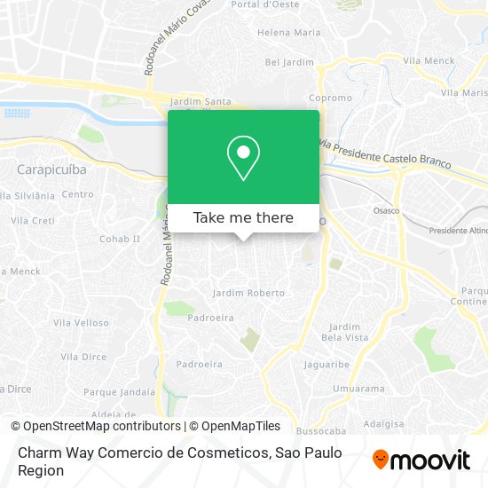 Charm Way Comercio de Cosmeticos map