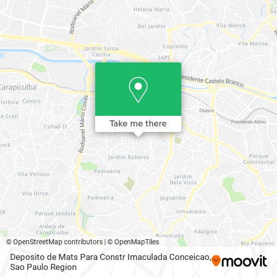 Deposito de Mats Para Constr Imaculada Conceicao map