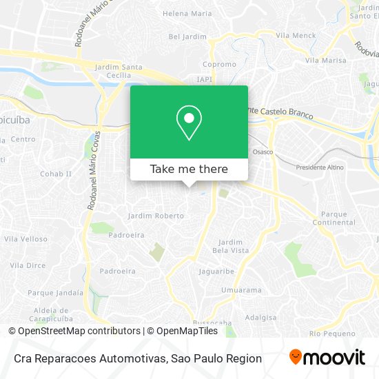 Mapa Cra Reparacoes Automotivas