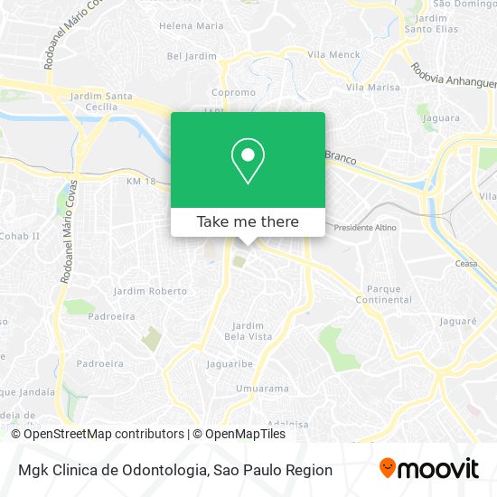 Mapa Mgk Clinica de Odontologia