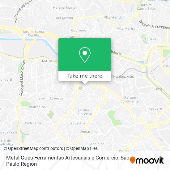 Metal Góes Ferramentas Artesanais e Comércio map