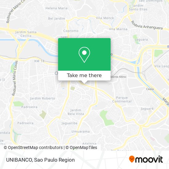 UNIBANCO map