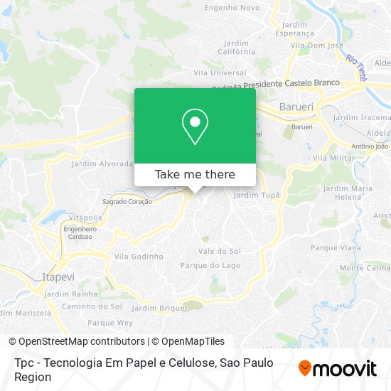 Tpc - Tecnologia Em Papel e Celulose map
