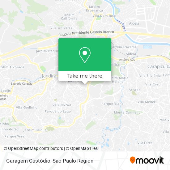 Garagem Custódio map