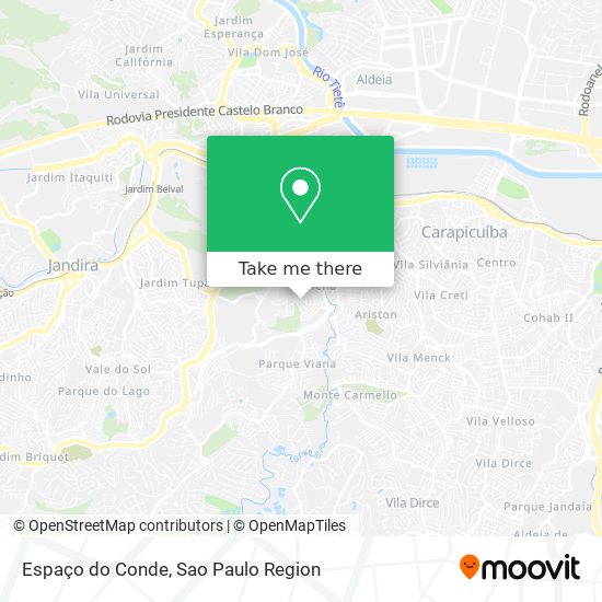 Espaço do Conde map