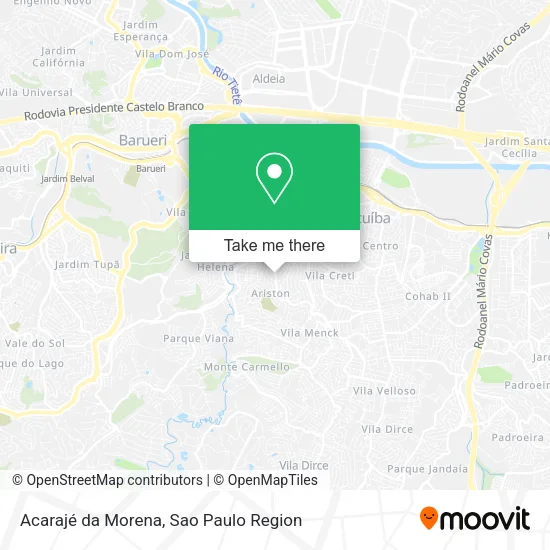 Acarajé da Morena map