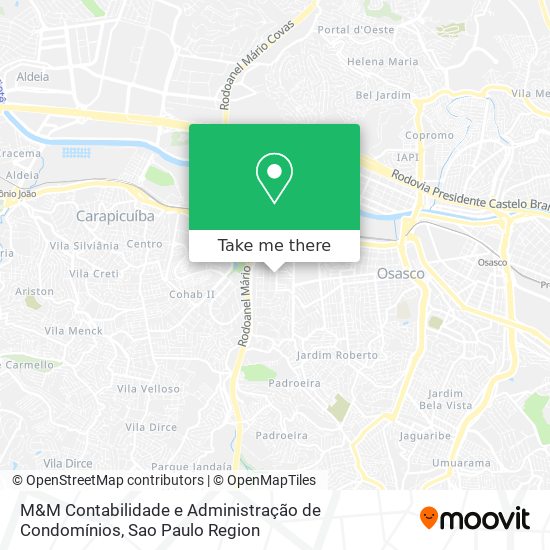 M&M Contabilidade e Administração de Condomínios map