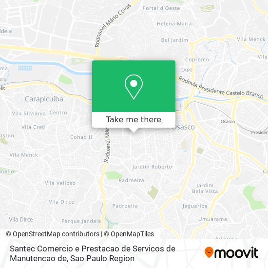 Santec Comercio e Prestacao de Servicos de Manutencao de map