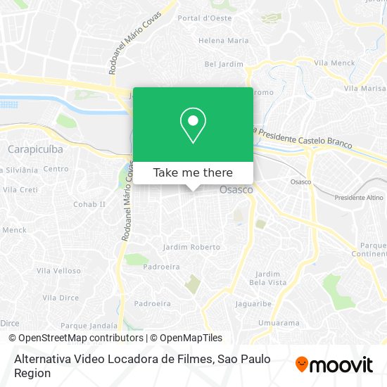 Mapa Alternativa Video Locadora de Filmes