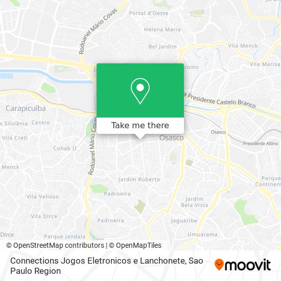 Connections Jogos Eletronicos e Lanchonete map