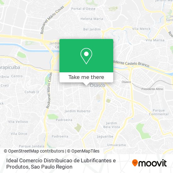 Ideal Comercio Distribuicao de Lubrificantes e Produtos map