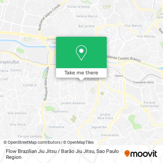 Flow Brazilian Jiu Jitsu / Barão Jiu Jitsu map