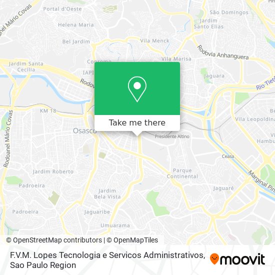 F.V.M. Lopes Tecnologia e Servicos Administrativos map