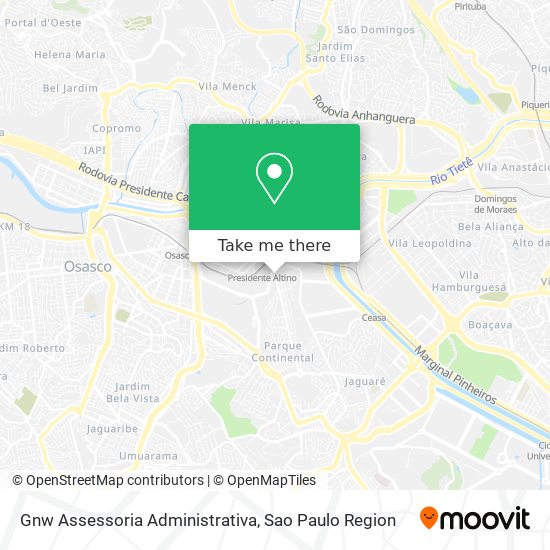 Gnw Assessoria Administrativa map