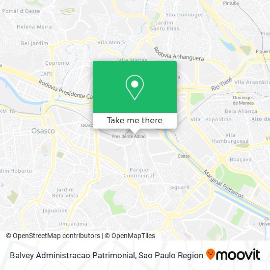 Mapa Balvey Administracao Patrimonial