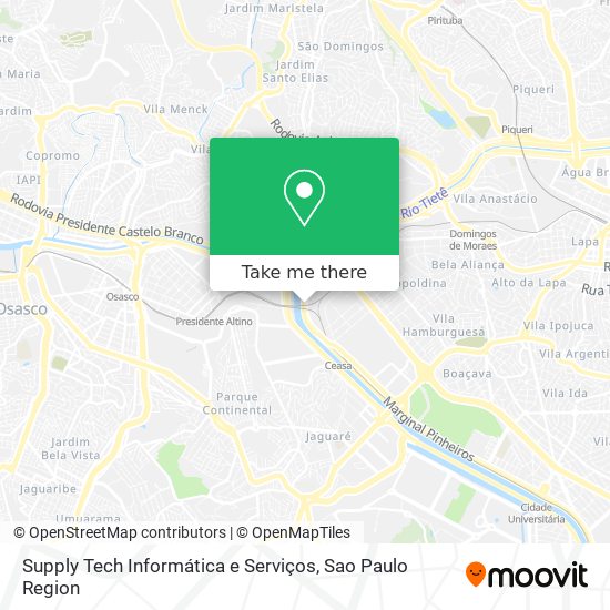 Supply Tech Informática e Serviços map