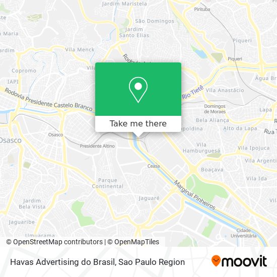 Mapa Havas Advertising do Brasil