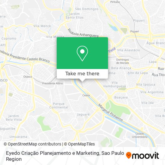 Eyedo Criação Planejamento e Marketing map