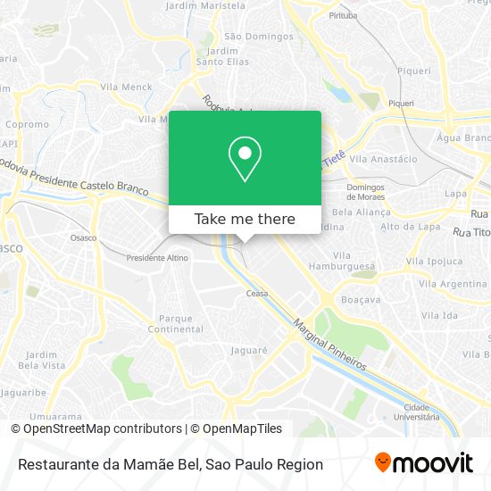 Restaurante da Mamãe Bel map