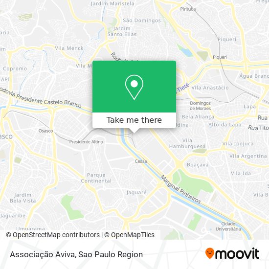 Associação Aviva map