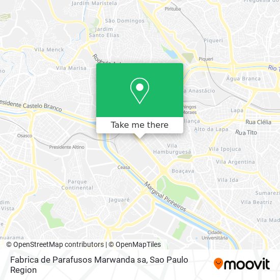 Fabrica de Parafusos Marwanda sa map