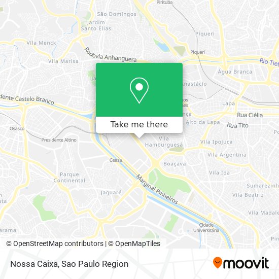 Nossa Caixa map