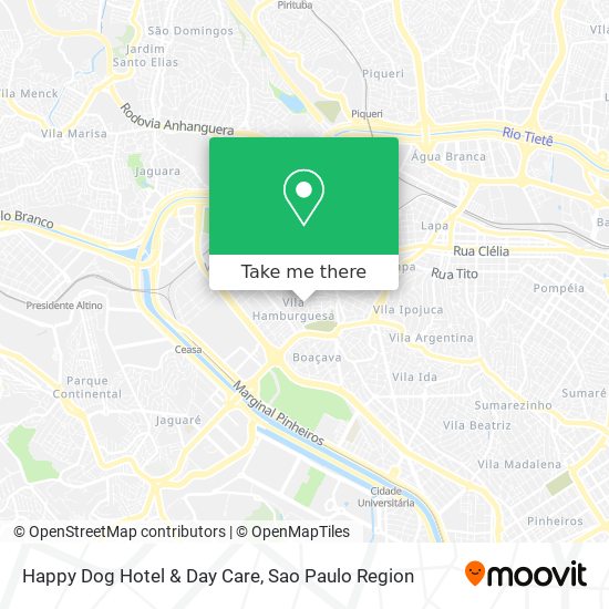 Happy Dog Hotel & Day Care map