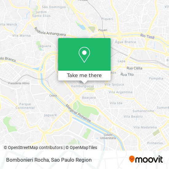 Bombonieri Rocha map
