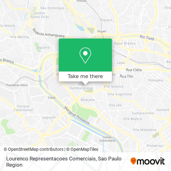 Lourenco Representacoes Comerciais map