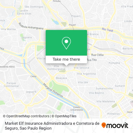 Market Elf Insurance Administradora e Corretora de Seguro map