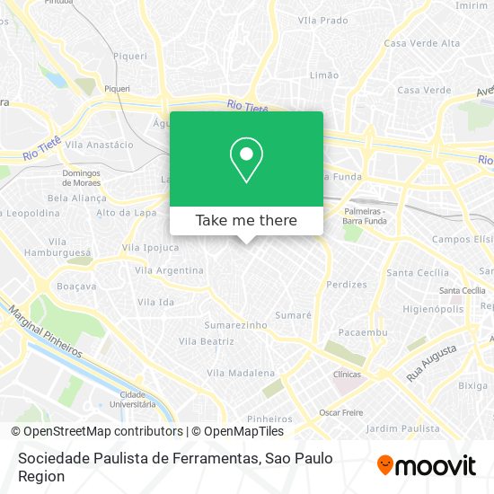 Sociedade Paulista de Ferramentas map