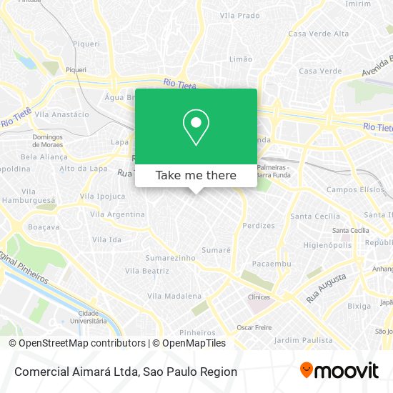 Comercial Aimará Ltda map