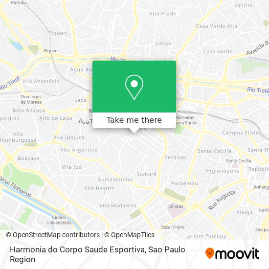 Harmonia do Corpo Saude Esportiva map