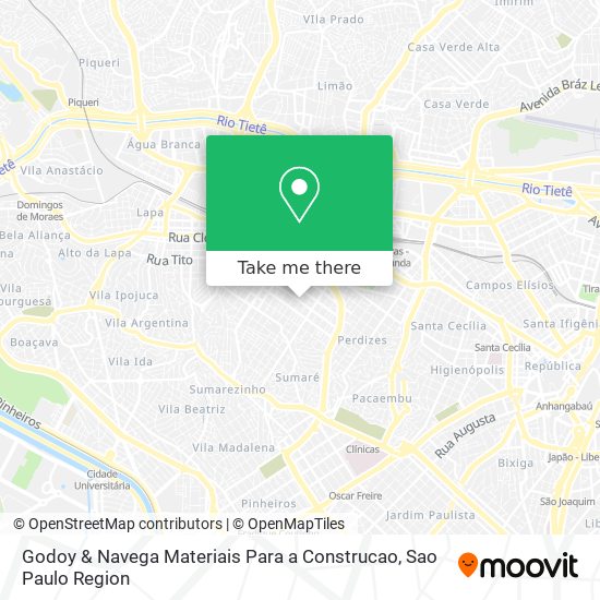 Godoy & Navega Materiais Para a Construcao map