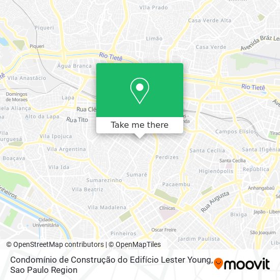 Condomínio de Construção do Edifício Lester Young map