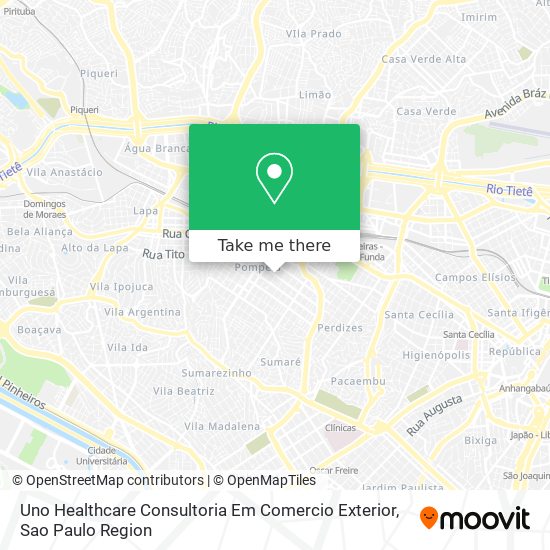 Uno Healthcare Consultoria Em Comercio Exterior map