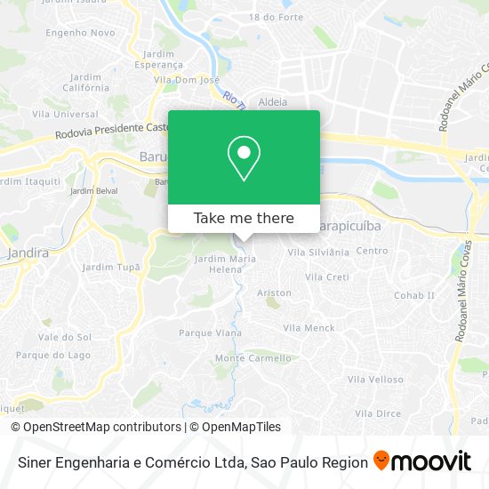 Siner Engenharia e Comércio Ltda map