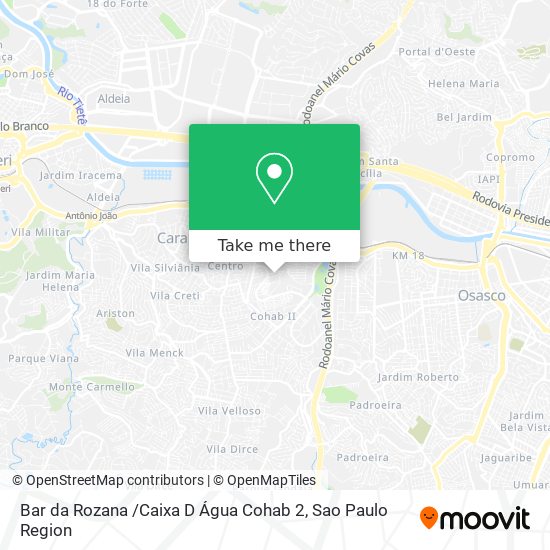 Bar da Rozana /Caixa D Água Cohab 2 map