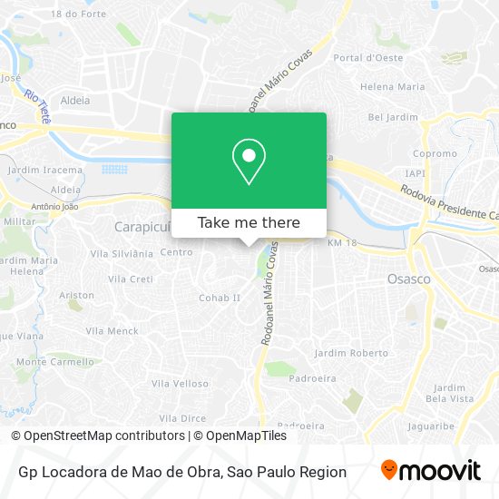 Gp Locadora de Mao de Obra map