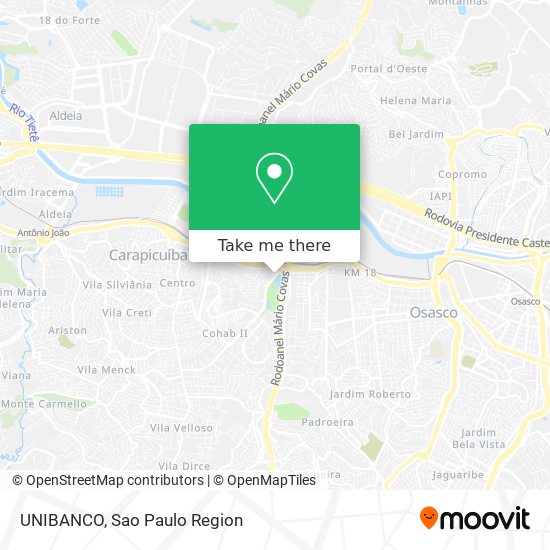 UNIBANCO map