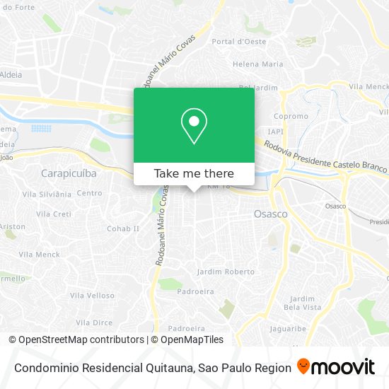 Condominio Residencial Quitauna map