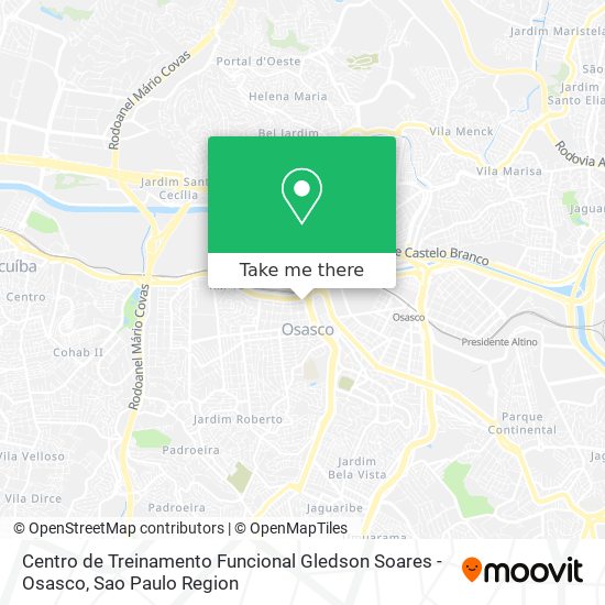 Centro de Treinamento Funcional Gledson Soares - Osasco map